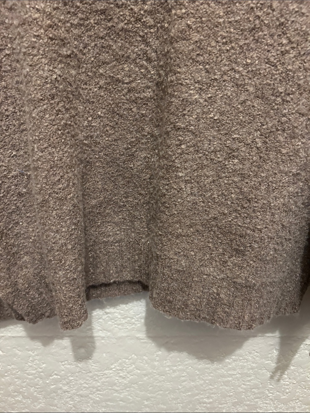 ⭐️ ANTHROPOLOGIE ⭐️MOTH NWT Taupe Cutout Detail Crewneck Sweater - Picture 7 of 9